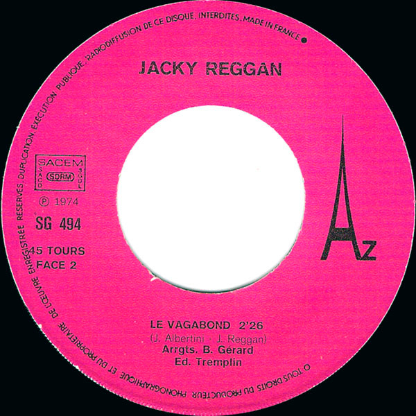 Jacky Reggan - Pour Un Sourire De Toi | Disc'Az (SG 494) - 4
