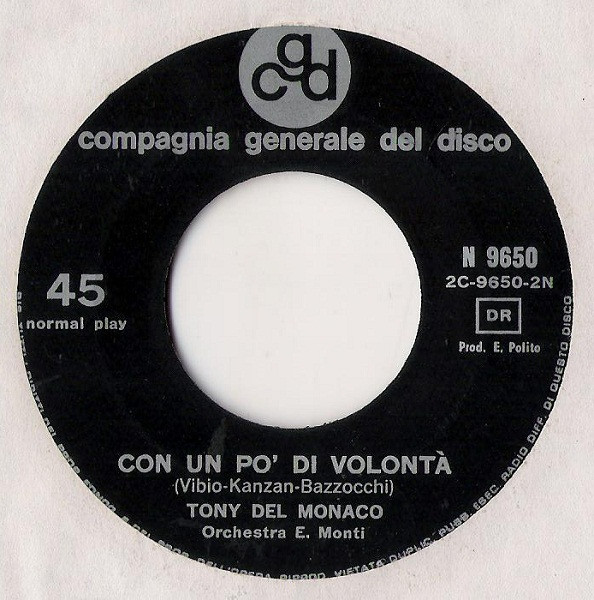 Tony Del Monaco - È Più Forte Di Me | CGD (N 9650) - 4
