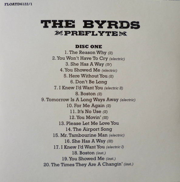 The Byrds - Preflyte CD | Retroworld (FLOATD6122) - 3