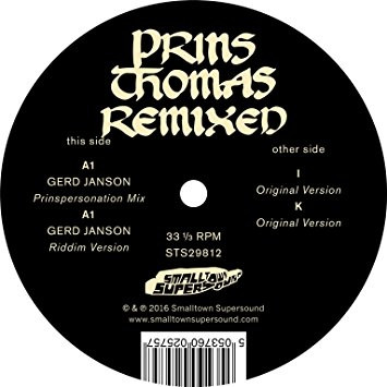 Prins Thomas - Remixed | Smalltown Supersound (STS29812)