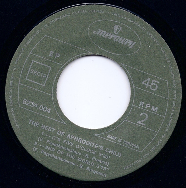Aphrodite's Child - The Best Of Aphrodite's Child | Mercury (6234 004) - 4