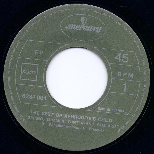 Aphrodite's Child - The Best Of Aphrodite's Child | Mercury (6234 004) - 3