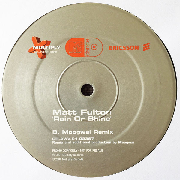 Matt Fulton - Rain Or Shine | Multiply Records (12SAMPLE16P) - 2 Matt Fulton - Rain Or Shine | Multiply Records (12SAMPLE16P) - 2