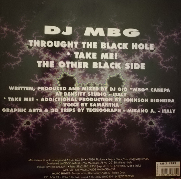 MBG - Throught The Black Hole | Trance Wave (MBG 1393) - 2