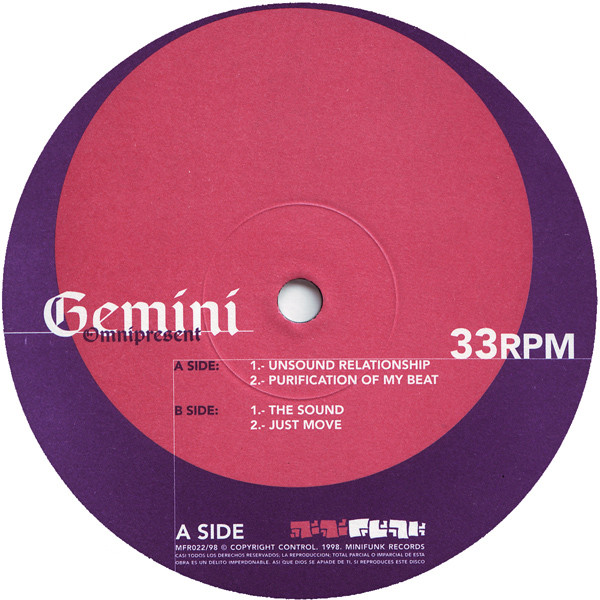 Gemini - Omnipresent | Minifunk (MFR022/98) - 3