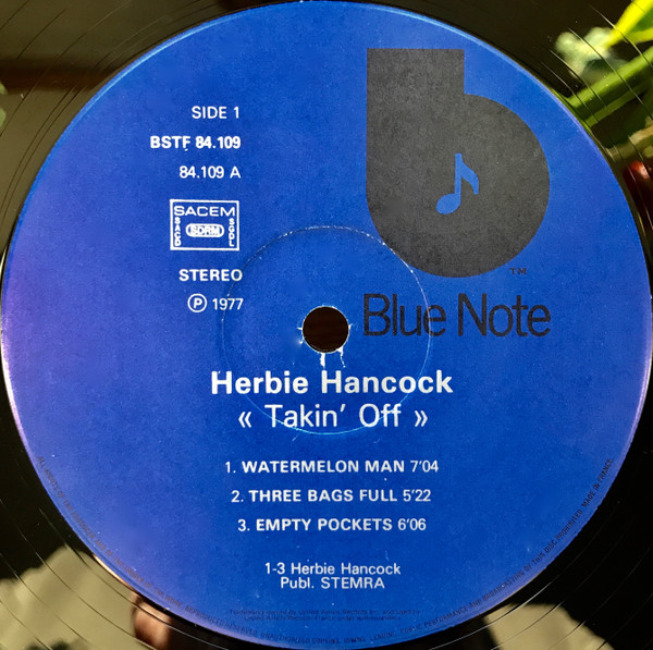 Herbie Hancock - Takin' Off | Blue Note (BSTF 84109) - 3 Herbie Hancock - Takin' Off | Blue Note (BSTF 84109) - 3