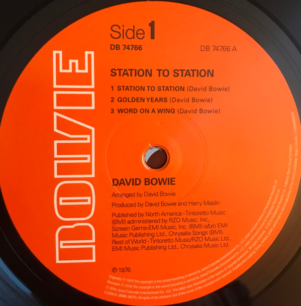 David Bowie - Station To Station | Parlophone (0190295990282) - 3