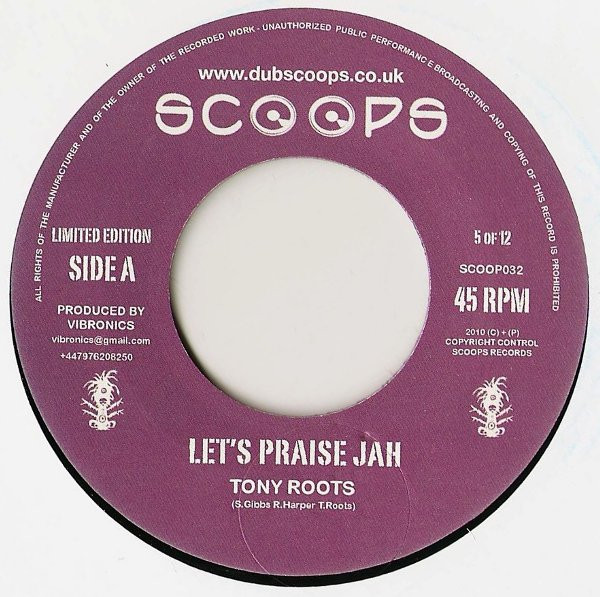 Tony Roots - Let's Praise Jah | Scoops (SCOOP032)