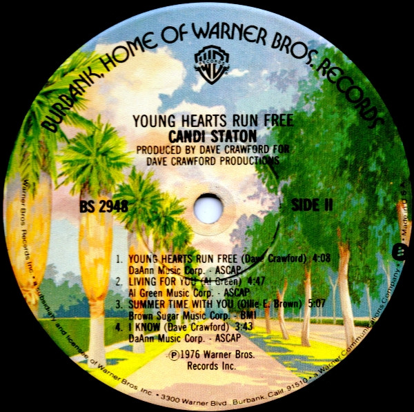 Candi Staton - Young Hearts Run Free | Warner Bros. Records (BS 2948) - 4