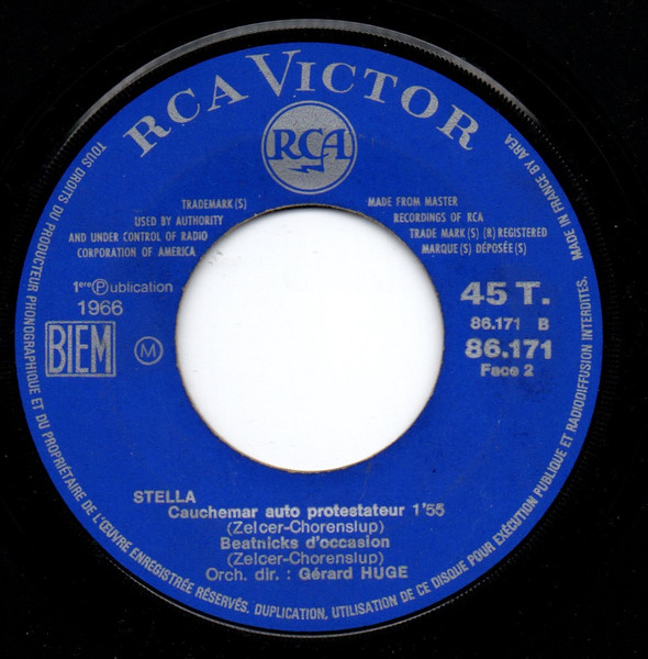 Stella - Si Vous Connaissez Quelque Chose De Pire Qu'un Vampire, Parlez M'en Toujours, Ça Pourra Peut-être Me Faire Sourire / Pas De Chansons Sur Les Vacances | RCA Victor (86.171 M) - 4 Stella - Si Vous Connaissez Quelque Chose De Pire Qu'un Vampire, Parlez M'en Toujours, Ça Pourra Peut-être Me Faire Sourire / Pas De Chansons Sur Les Vacances | RCA Victor (86.171 M) - 4