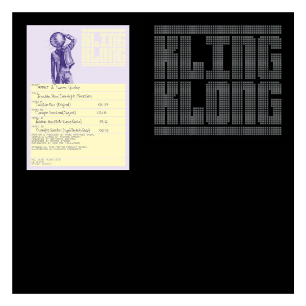Affkt & Thomas Gandey - Invisible Man / Overnight Sensation | Kling Klong (KLING107) - main Affkt & Thomas Gandey - Invisible Man / Overnight Sensation | Kling Klong (KLING107) - main