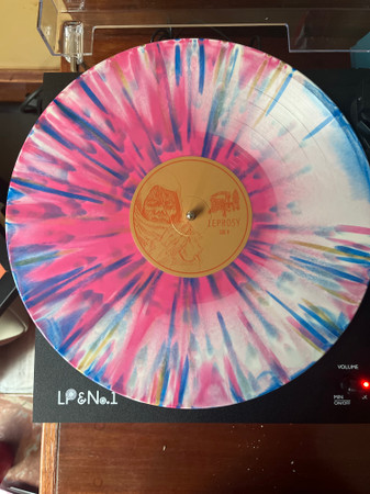 Death - Leprosy (Deluxe Limited Edition - Metallic Gold, Blue Jay And Hot Pink Splatter Vinyl) [Vinyl] | Relapse Records (RR7228) - 3