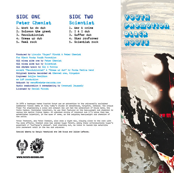 Scientist vs Peter Chemist - 1999 Dub | Patate Records (1999DUB) - 2