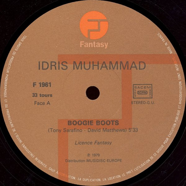Idris Muhammad - Boogie Boots | Fantasy (F-1961) - 3 Idris Muhammad - Boogie Boots | Fantasy (F-1961) - 3