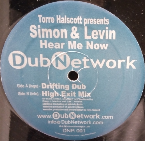 Jaime T. Halscott Presents Simon & Levin - Hear Me Now | DubNetwork Recordings (DNR 001) - 2
