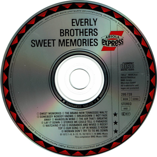 Everly Brothers - Sweet Memories | Ariola Express (295 728) - 3 Everly Brothers - Sweet Memories | Ariola Express (295 728) - 3