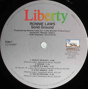 Ronnie Laws - Solid Ground | Liberty (LO-51087) - 3 Ronnie Laws - Solid Ground | Liberty (LO-51087) - 3
