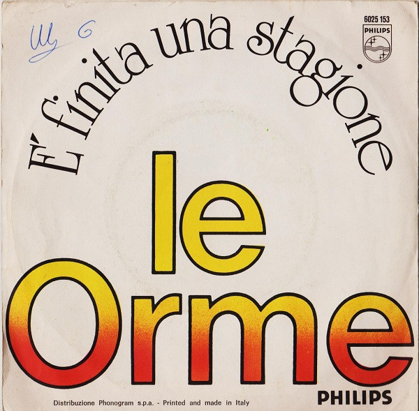 Le Orme - Canzone D'Amore | Philips (6025 153) - 2
