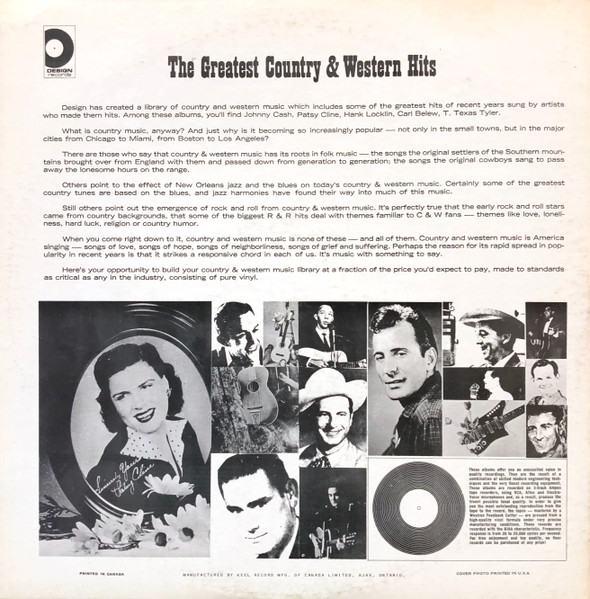 Various - Bushel Of Top Country Hits! | Design Records (DLP-642) - 2 Various - Bushel Of Top Country Hits! | Design Records (DLP-642) - 2