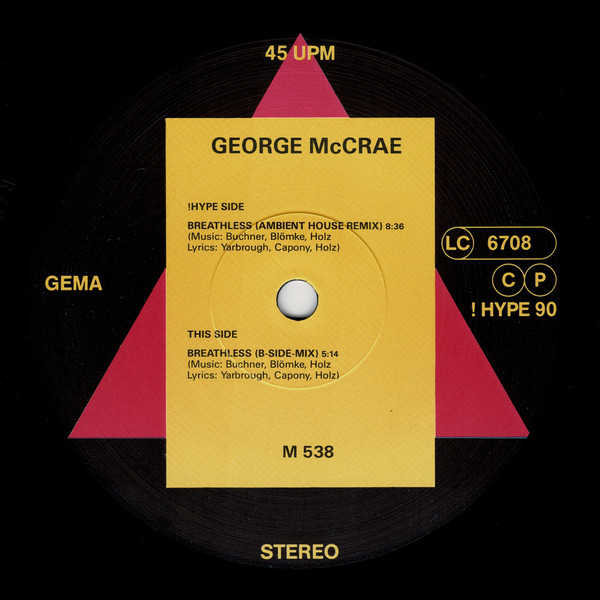 George McCrae - Breathless (!Hype Remix) | !Hype (M 538) - 4
