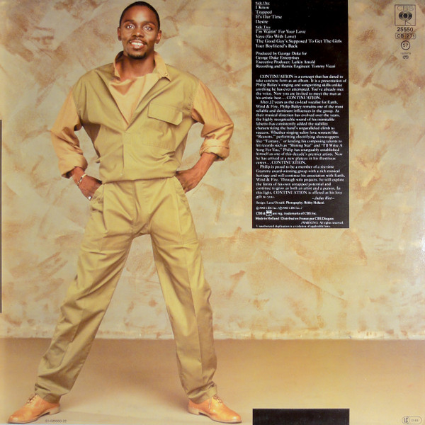 Philip Bailey - Continuation | CBS (CBS 25550) - 2 Philip Bailey - Continuation | CBS (CBS 25550) - 2