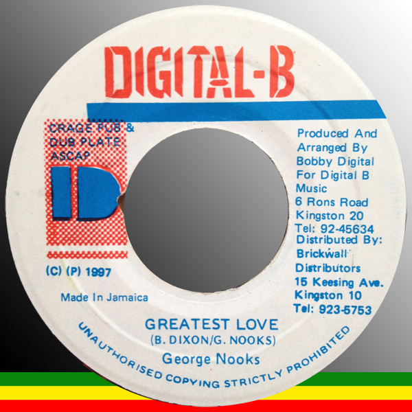 George Nooks - Greatest Love | Digital-B (none)