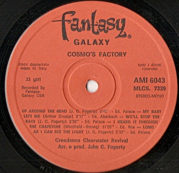 Creedence Clearwater Revival - Cosmo's Factory | Fantasy (AMI 6043) - 3 Creedence Clearwater Revival - Cosmo's Factory | Fantasy (AMI 6043) - 3