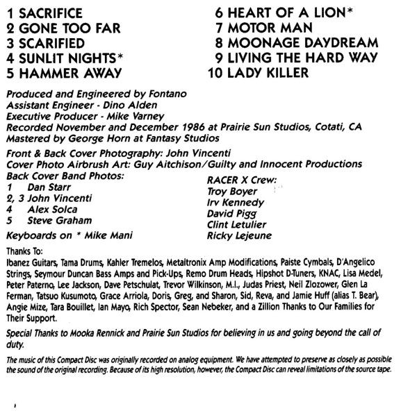 Racer X - Second Heat | Shrapnel Records (SH-1032cd) - 3