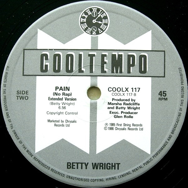 Betty Wright - Pain | Cooltempo (COOLX 117) - 4