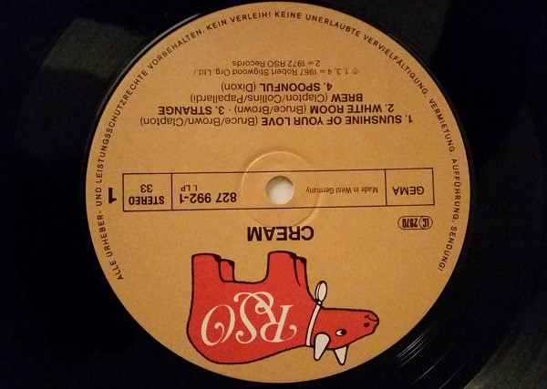 Cream - Cream | RSO (827 991-1) - 3 Cream - Cream | RSO (827 991-1) - 3