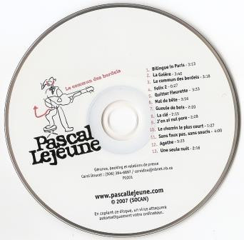 Pascal Lejeune - Le Commun Des Bordels | Not On Label (Pascal Lejeune Self-released) (PL001) - 3 Pascal Lejeune - Le Commun Des Bordels | Not On Label (Pascal Lejeune Self-released) (PL001) - 3