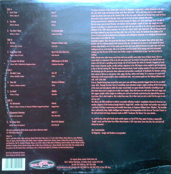 Various - Hardleaders 5 - Jungle Dub | Kickin Records (KICK LP 12) - 2