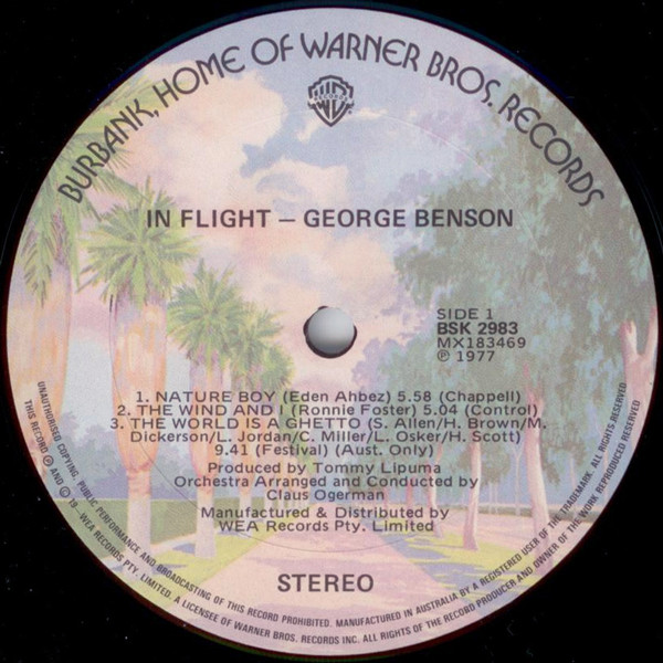 George Benson - In Flight | Warner Bros. Records (BSK 2983) - 4 George Benson - In Flight | Warner Bros. Records (BSK 2983) - 4