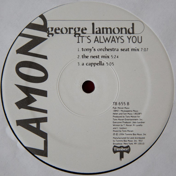 George Lamond - It's Always You | Timber! (TB 655) - 4