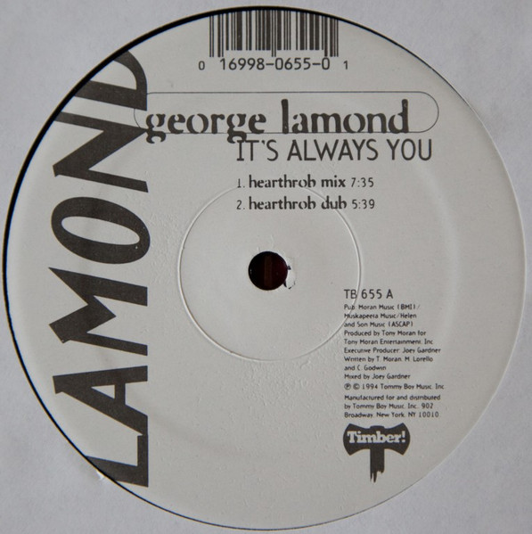 George Lamond - It's Always You | Timber! (TB 655) - 3