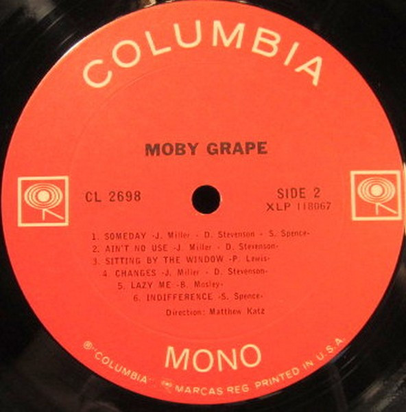 Moby Grape - Moby Grape | Columbia (CL 2698) - 4 Moby Grape - Moby Grape | Columbia (CL 2698) - 4