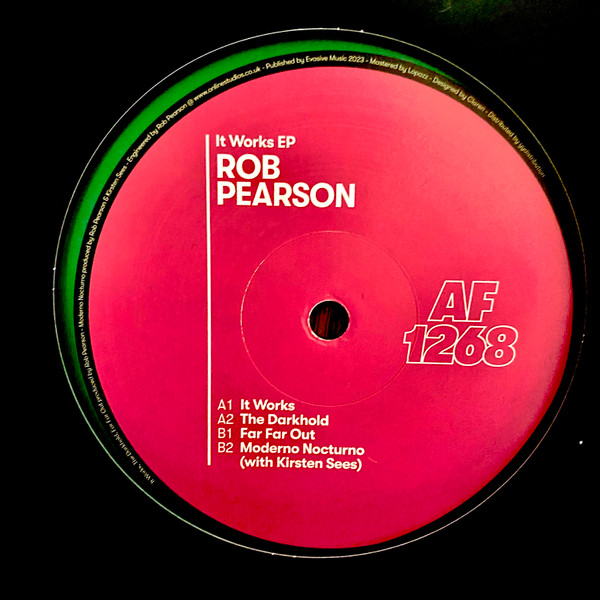 Rob Pearson - It Works EP | AF 1268 (AF1268-02)