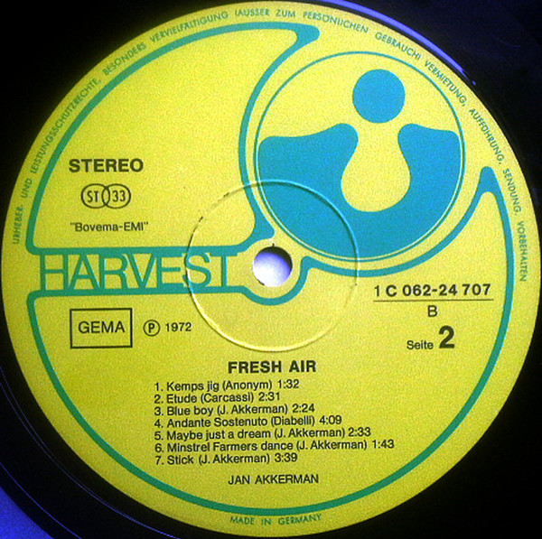 Jan Akkerman - Profile | Harvest (1 C 062-24 707) - 2