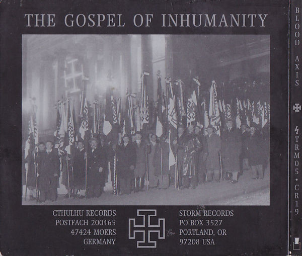 Blood Axis - The Gospel Of Inhumanity | Cthulhu Records (CR 19) - 2 Blood Axis - The Gospel Of Inhumanity | Cthulhu Records (CR 19) - 2