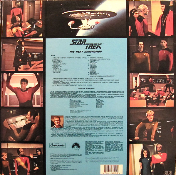 Dennis McCarthy - Star Trek: The Next Generation - "Encounter At Farpoint" (Music From The Original TV Soundtrack) | GNP Crescendo (GNPS 8012) - 2