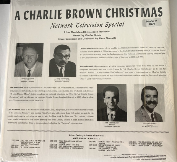 Vince Guaraldi - A Charlie Brown Christmas | Craft Recordings (CR00444) - 2