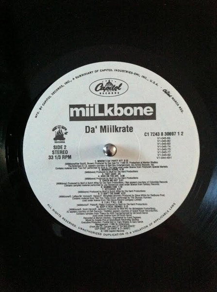 Miilkbone - Da' Miilkrate | Capitol Records (7243 8 30697 1 2) - 4