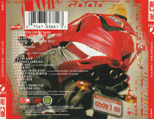 Elephant Man - Good 2 Go | VP Records (83681-2) - 3