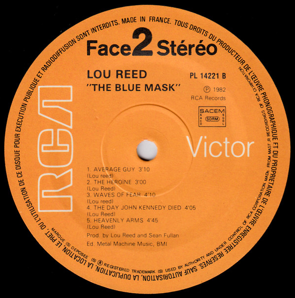 Lou Reed - The Blue Mask | RCA (PL 14221) - 2 Lou Reed - The Blue Mask | RCA (PL 14221) - 2