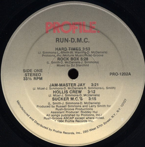 Run-DMC - Run-D.M.C. | Profile Records (PRO-1202) - 3