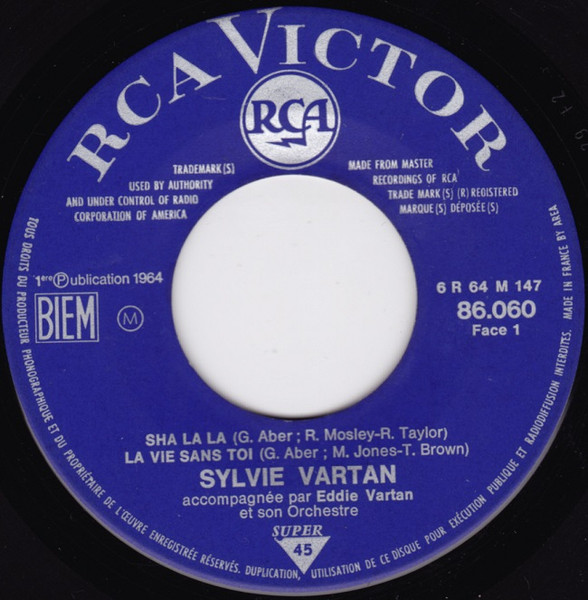 Sylvie Vartan - Sha La La | RCA Victor (86.060) - 3
