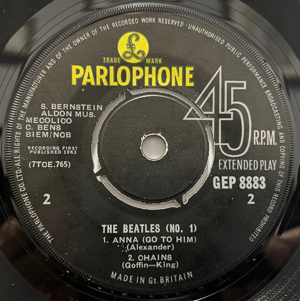 The Beatles - The Beatles No. 1 | Parlophone (GEP 8883) - 4