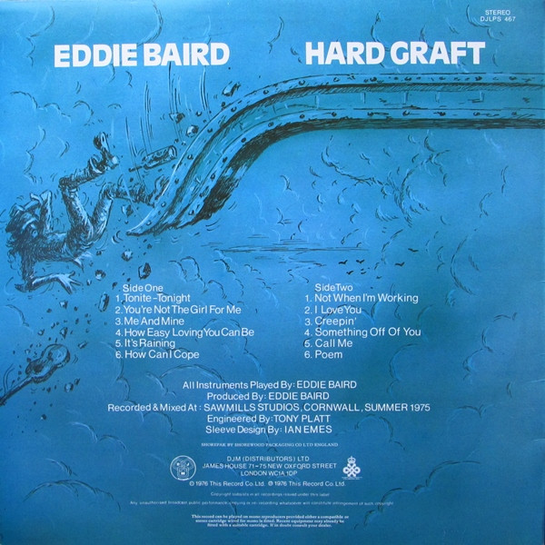 Eddie Baird - Hard Graft | DJM Records (DJLPS 467) - 2 Eddie Baird - Hard Graft | DJM Records (DJLPS 467) - 2