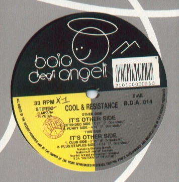 Cool & Resistance - It's Other Side | Baia Degli Angeli (B.D.A. 014) - main