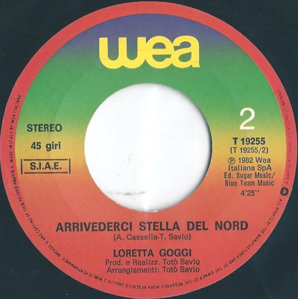 Loretta Goggi - Pieno D'Amore | WEA (T 19255) - 4